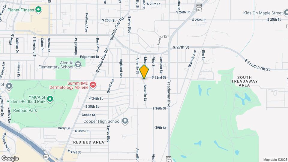 3209 Amarillo St Map and Location Details