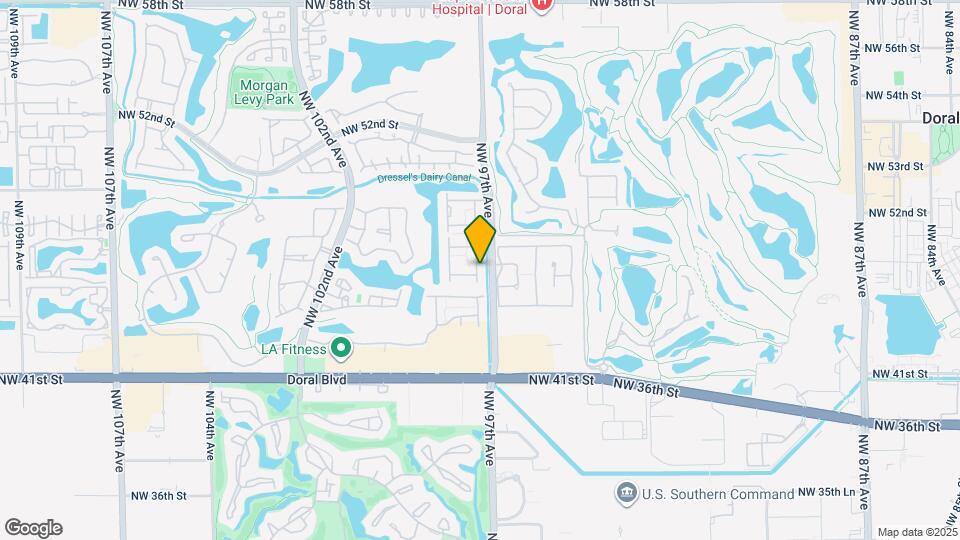 4637 NW 97th Ct Map and Location Details