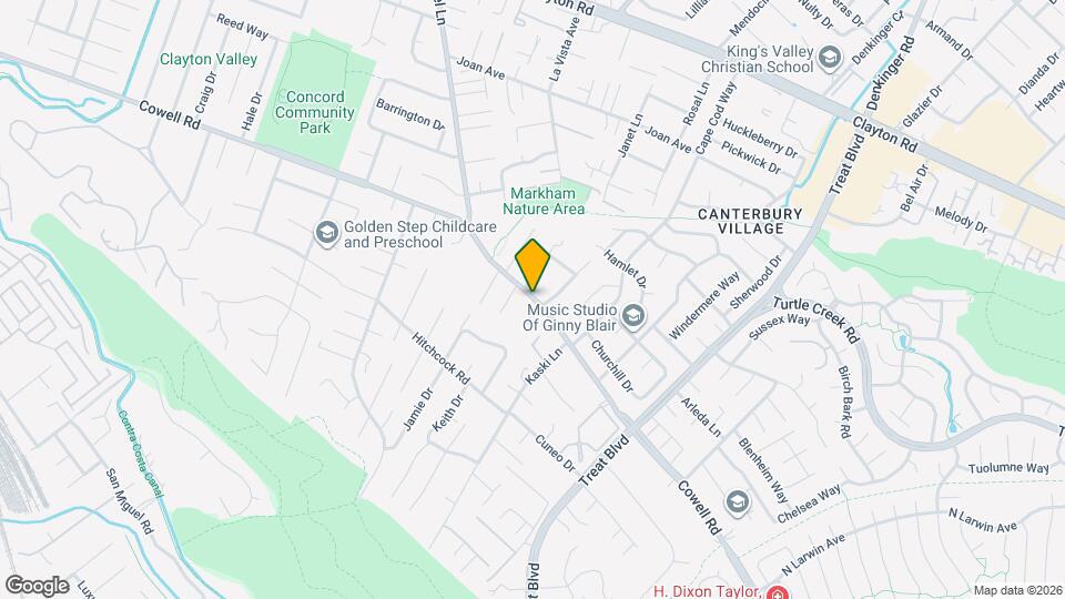 4000 Cowell Rd Mapa y Detalles de la Ubicación