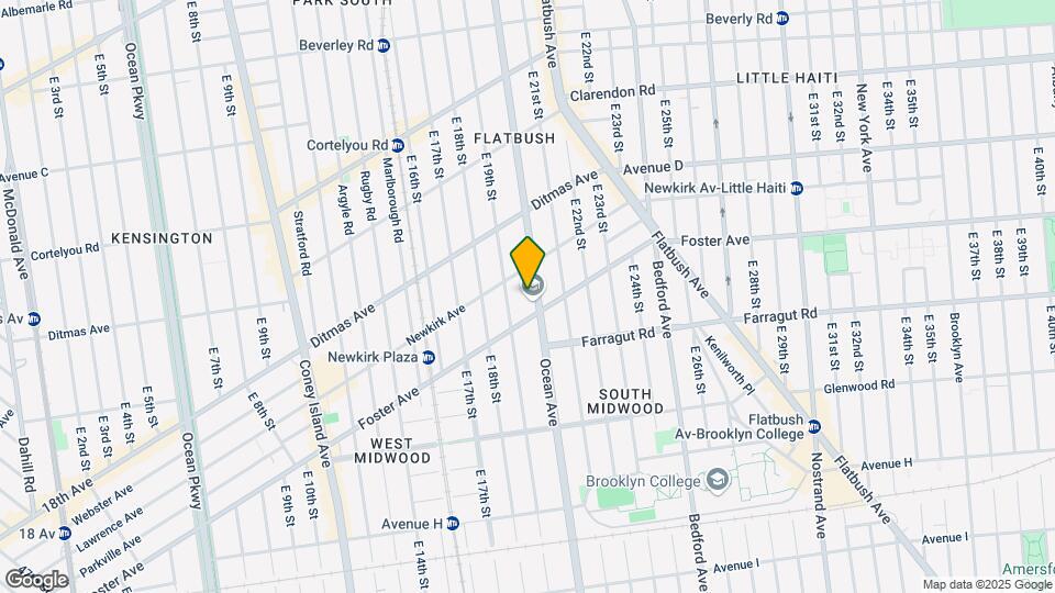 1038 Ocean Ave Mapa y Detalles de la Ubicación