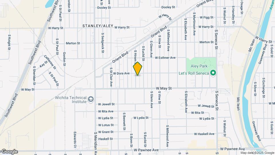 1922 S Hiram St Map and Location Details