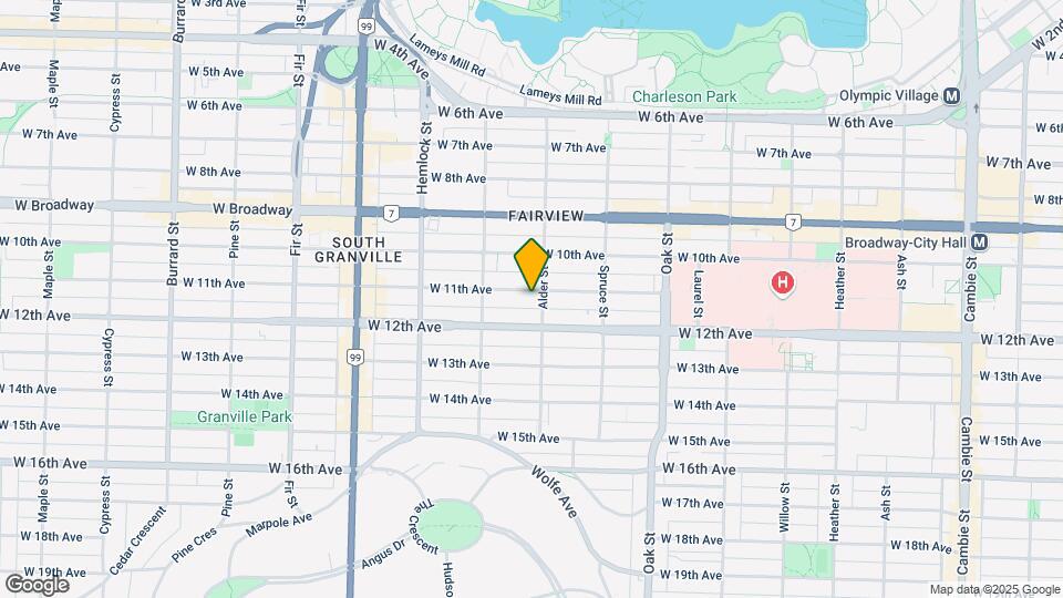 1226 W 11th Ave Map and Location Details