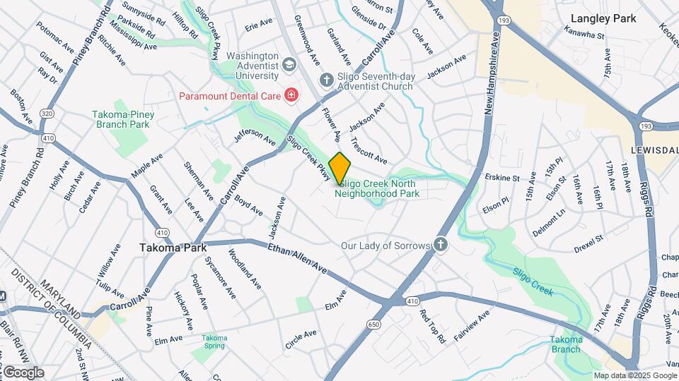717 Sligo Creek Pky Map and Location Details