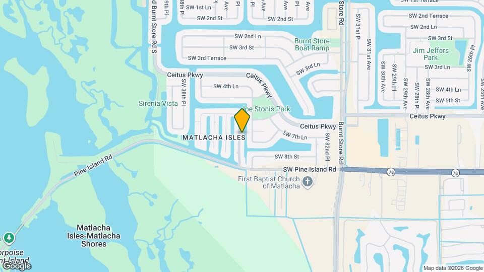 12196 Matlacha Blvd Map and Location Details