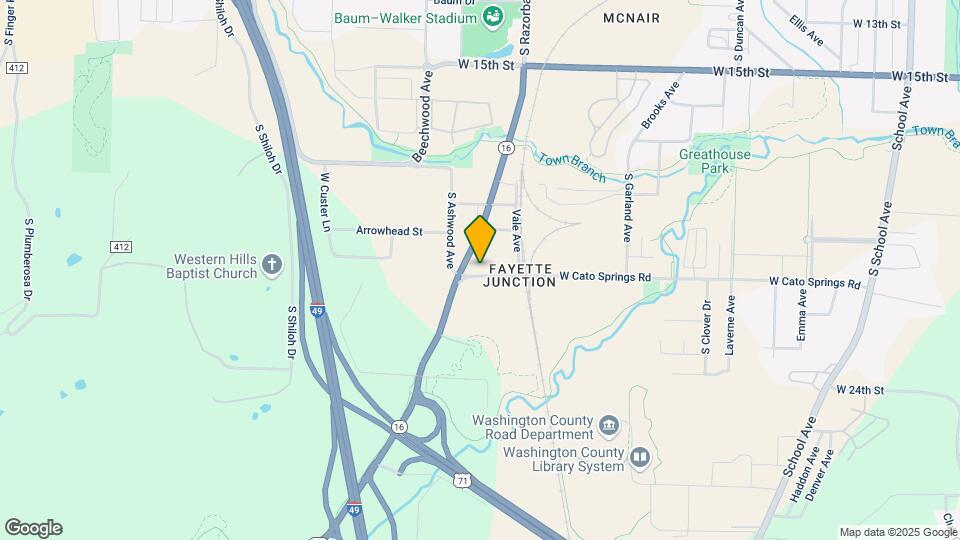 1536 W Cato Springs Rd Map and Location Details