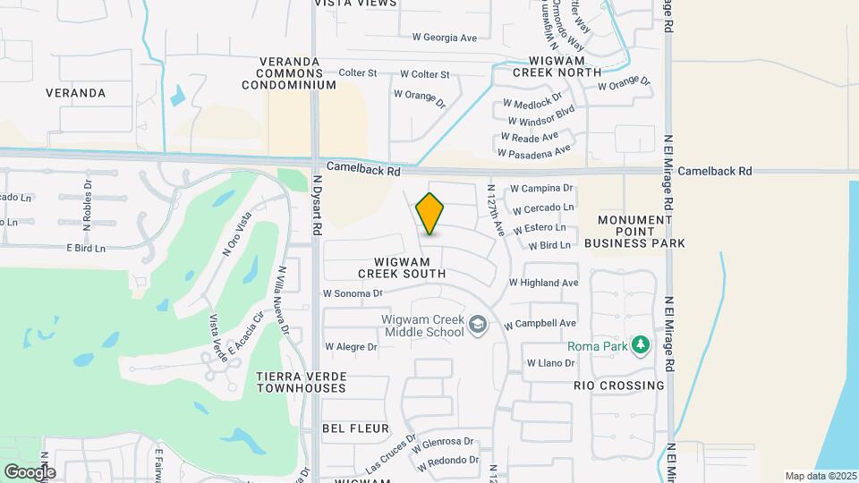 12816 W Vista Paseo Dr Map and Location Details