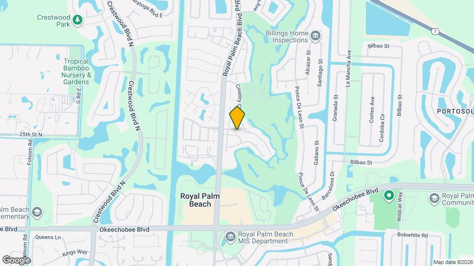 104 Palm Beach Trace Dr, Unit 104 Map and Location Details