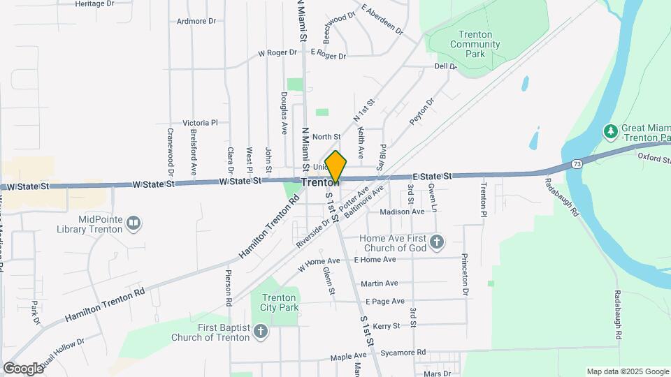 8 S 1st St Map and Location Details