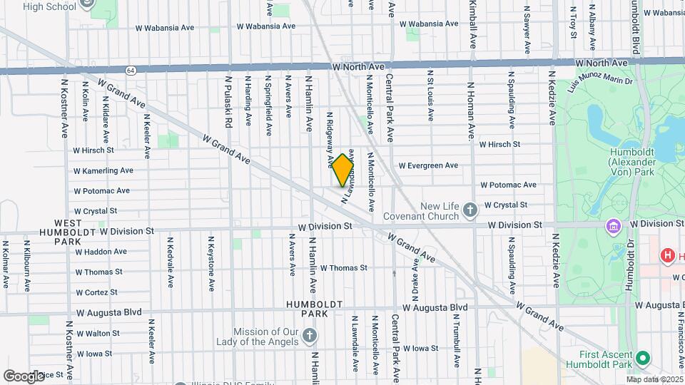 3709 W Potomac Ave Map and Location Details