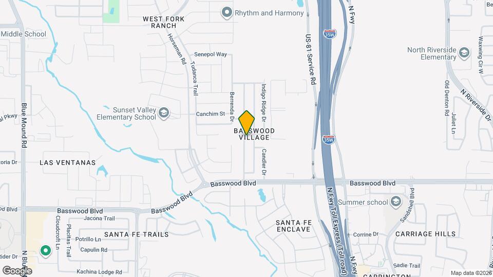 7536 Almondale Dr Map and Location Details