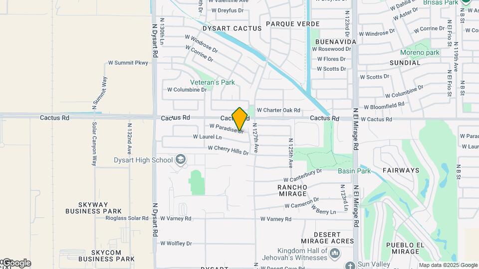 12717 W Paradise Dr Map and Location Details