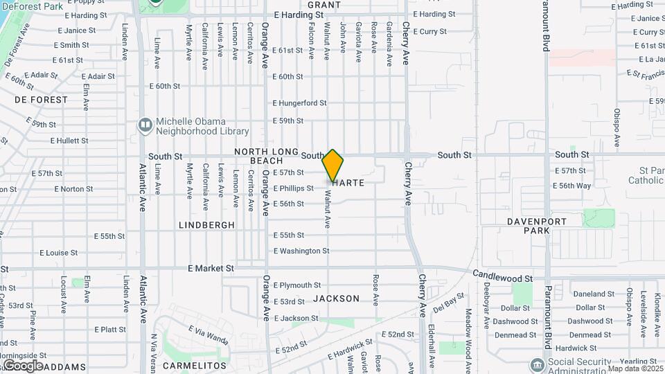 5642 Walnut Ave Map and Location Details