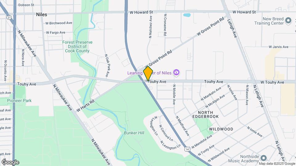 6425 W Touhy Ave Map and Location Details