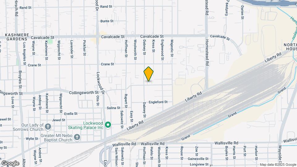 3802 Dabney St Map and Location Details