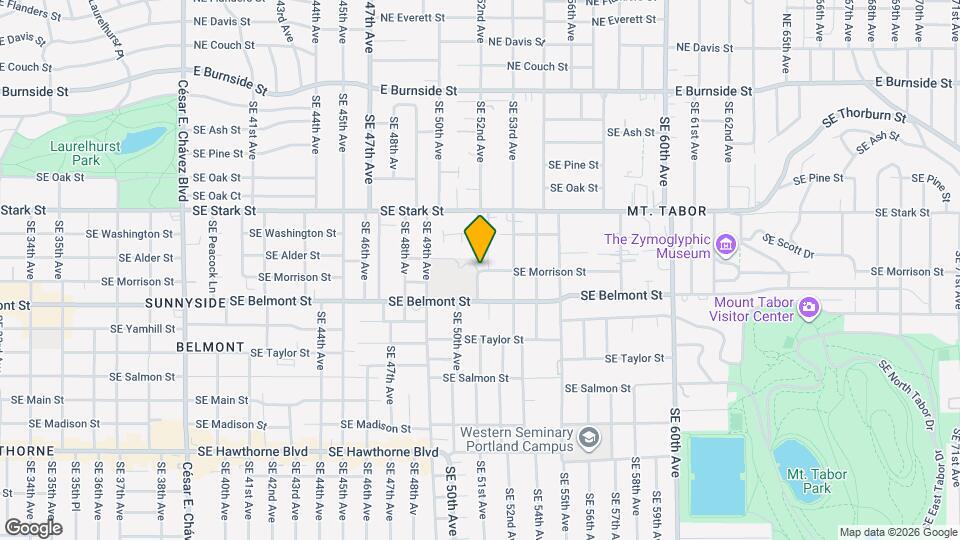 5131-5135 SE Morrison St Map and Location Details
