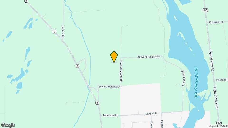 N3185 Seward Heights Rd Map and Location Details