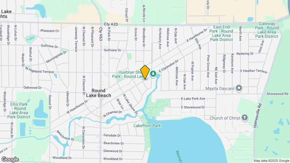 1325 N Glenview Ct Map and Location Details