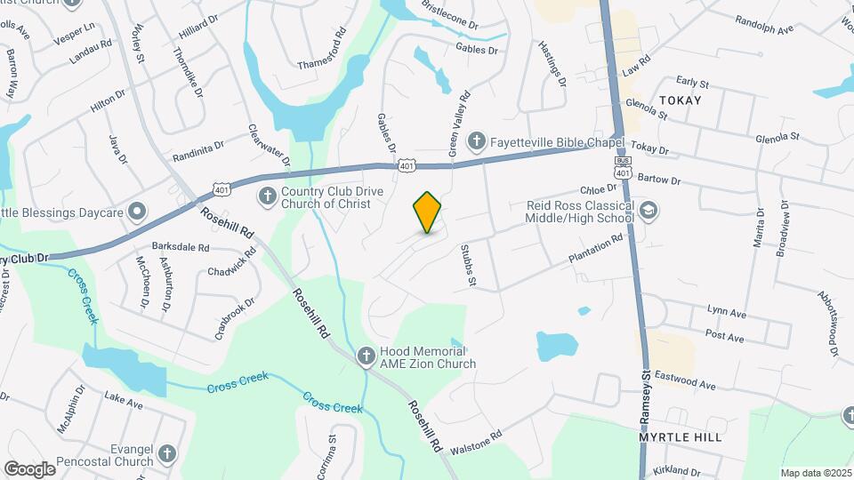 3222 Green Valley Rd Map and Location Details