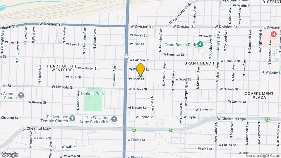 1420 W Scott St Map and Location Details