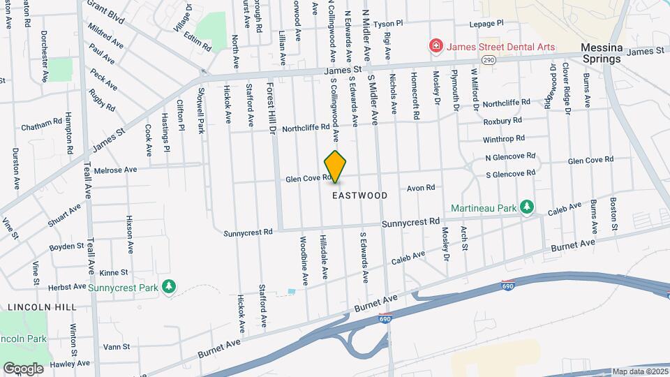 316 S Collingwood Ave Mapa y Detalles de la Ubicación