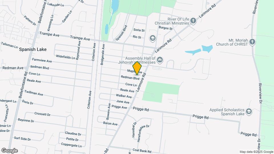 1117 Redman Blvd Map and Location Details