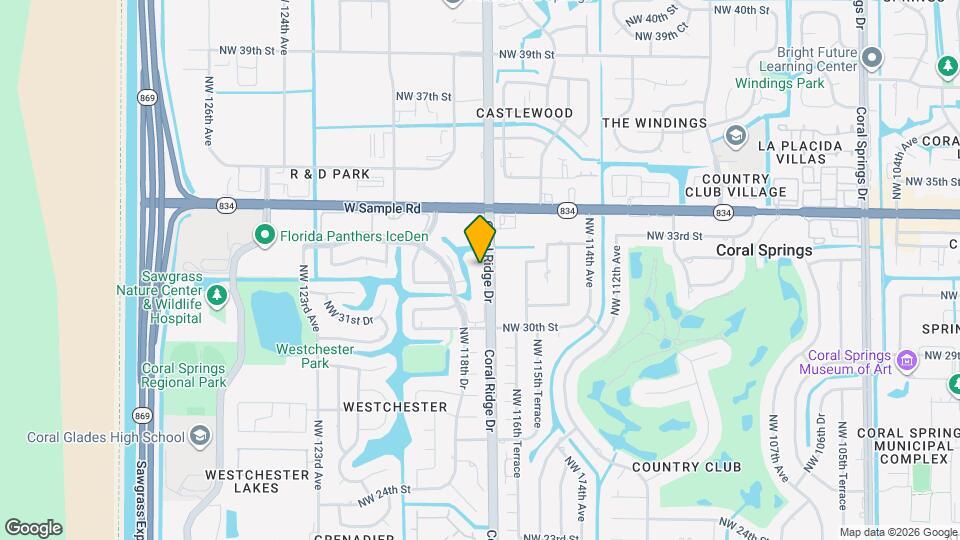 3212 Coral Ridge Dr Map and Location Details