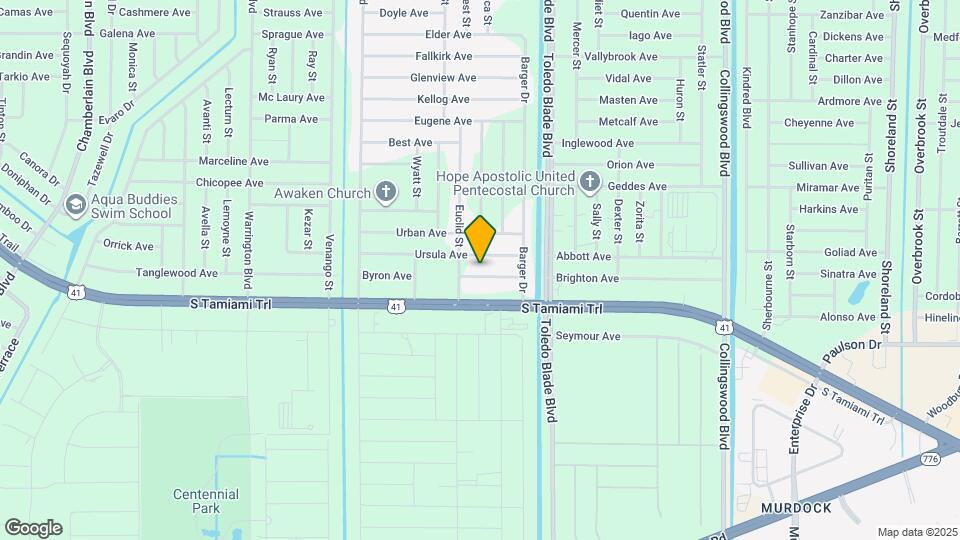 17196 Bonnie Ave Map and Location Details