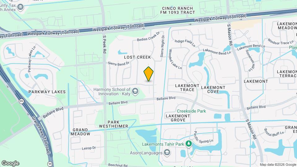 21514 Sierra Long Dr Map and Location Details