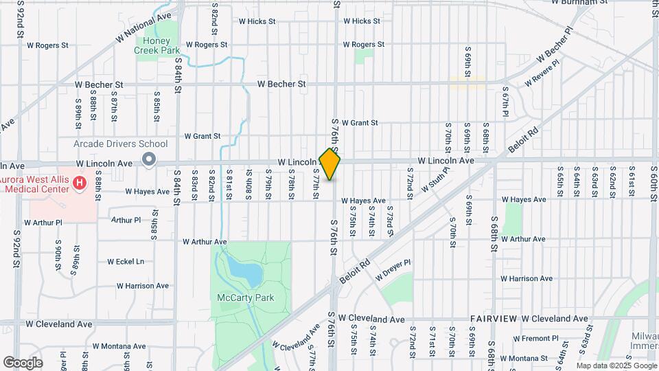 2347 S 76th St Map and Location Details