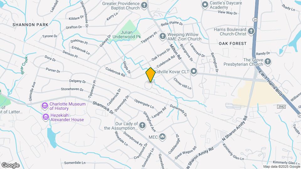 3916 Briarhill Dr Map and Location Details