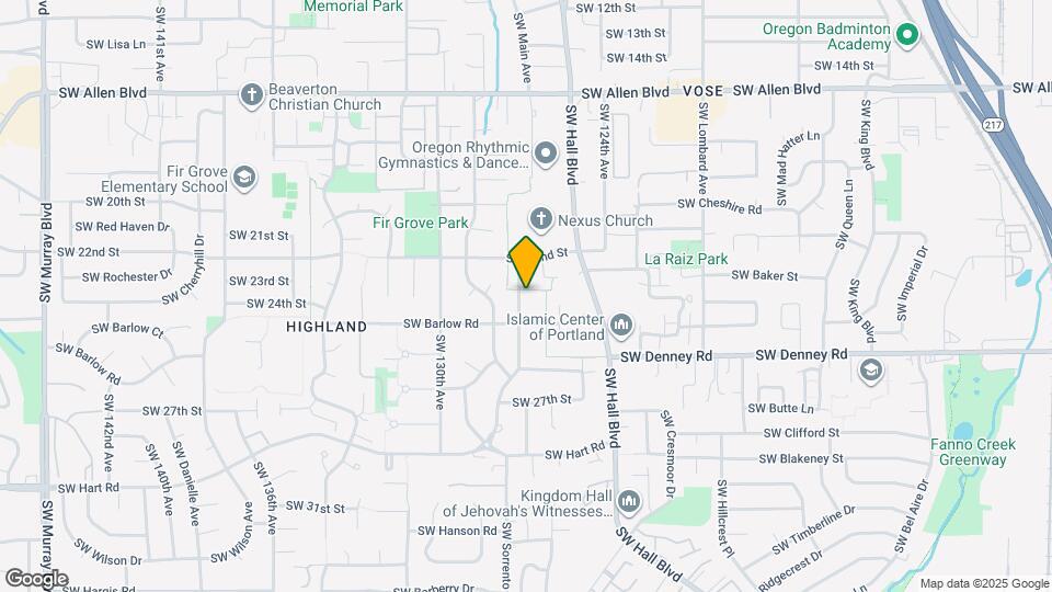 6770 SW Juniper Terrace Map and Location Details