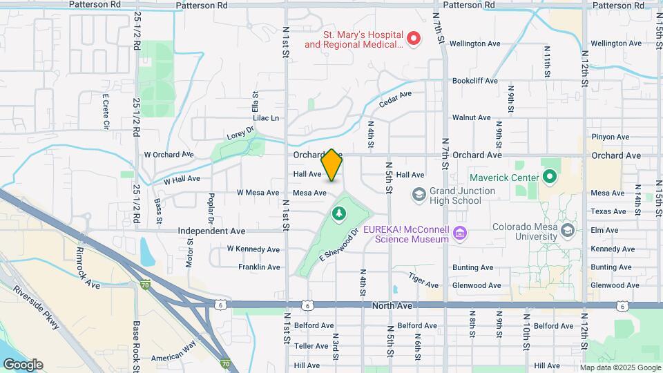 240 Mesa Ave Map and Location Details