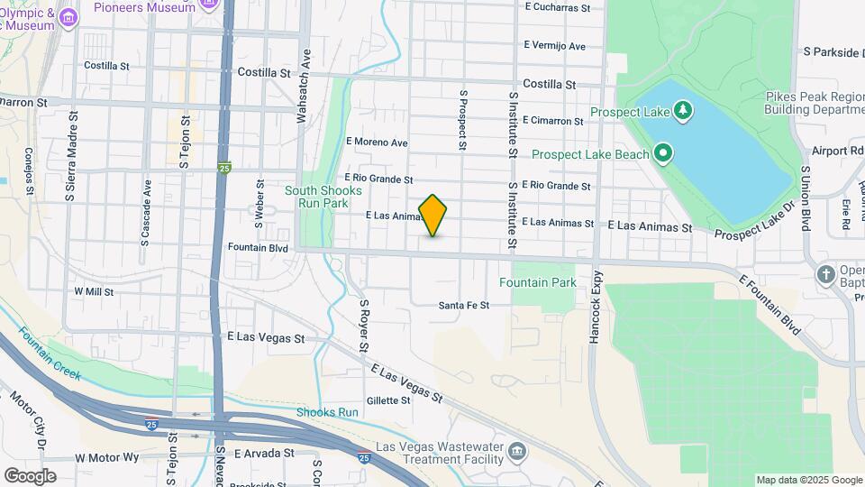 726 E Fountain Blvd Map and Location Details