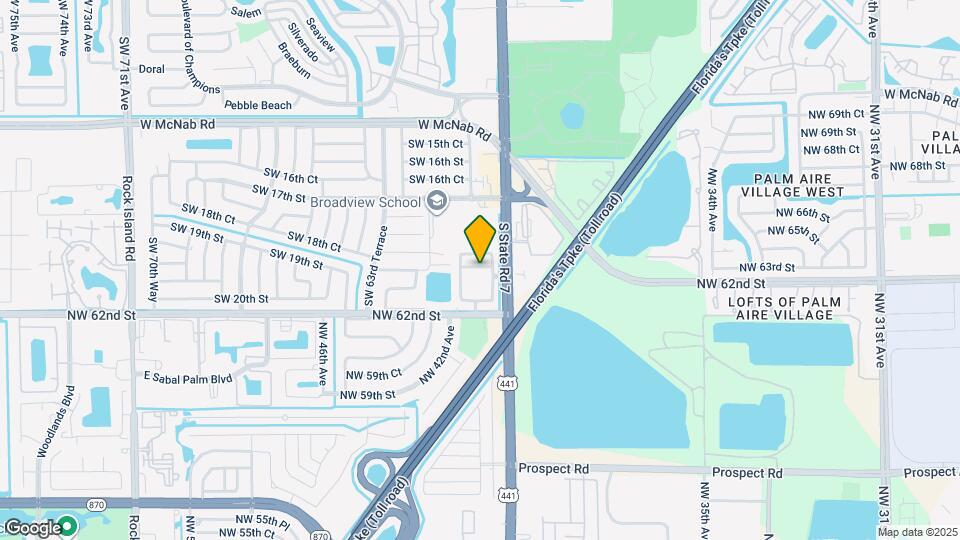 6042 SW 19th Ct Map and Location Details
