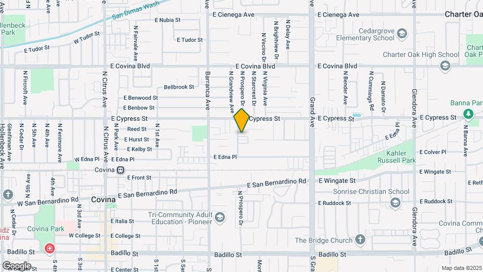 Covina Apartments Map and Location Details