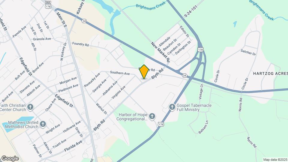 405 Blyth Rd Map and Location Details