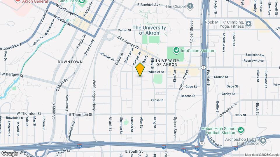 470 Allyn St Map and Location Details