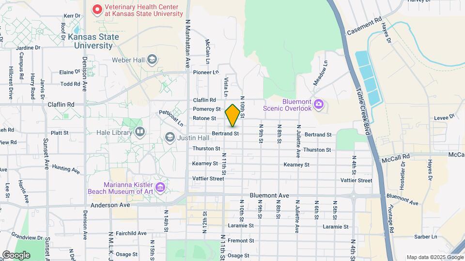 1016 Bertrand St Map and Location Details