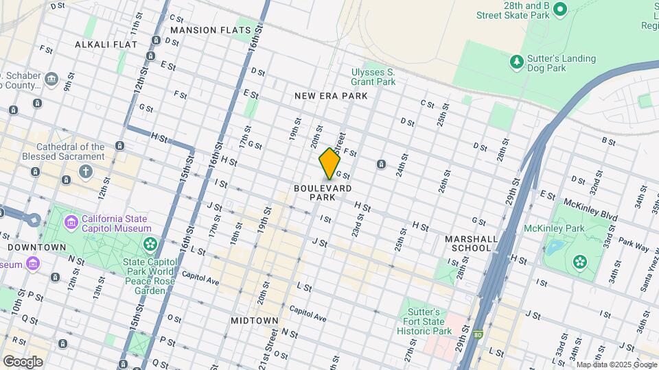 717 21st St Map and Location Details