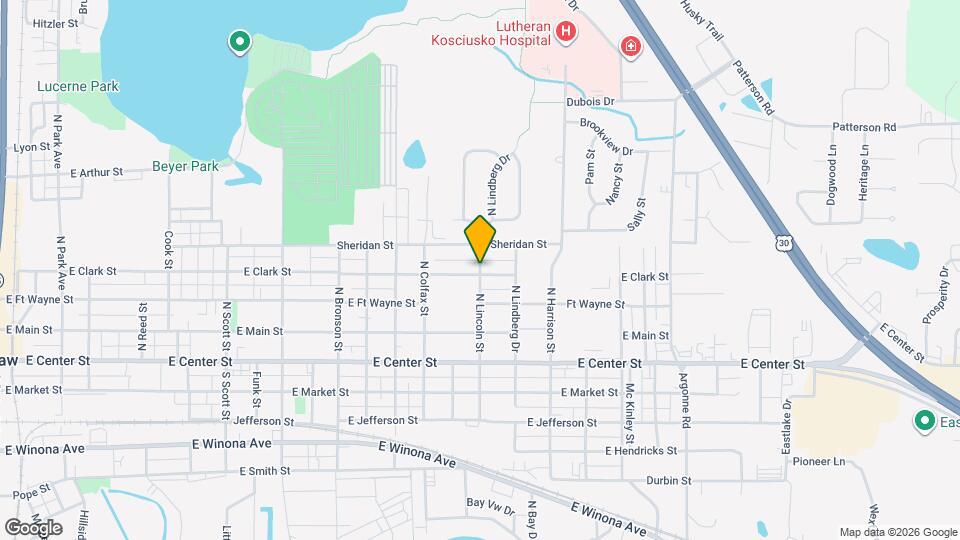 406-408 N Lincoln St Map and Location Details