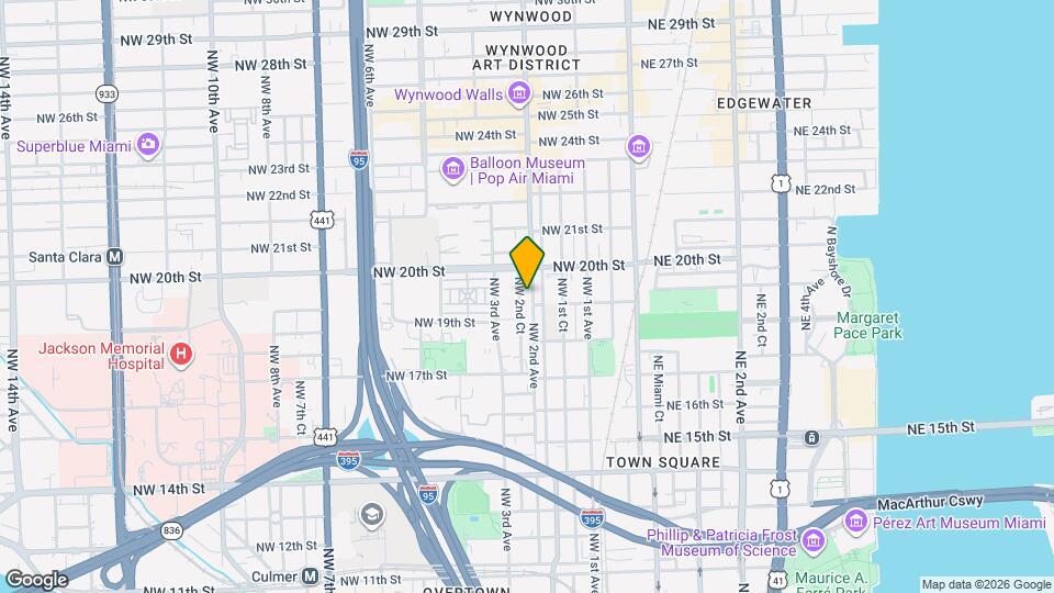 1933 NW 2nd Ct Map and Location Details
