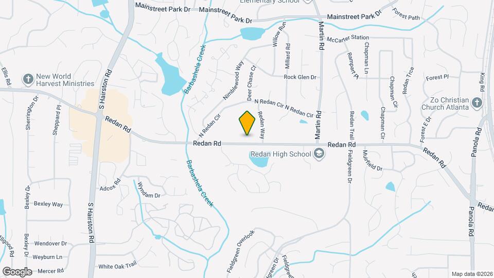 5100 Redan Rd Map and Location Details