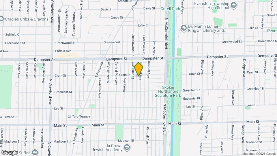 8650 Trumbull Ave, Unit Unit 1 Map and Location Details