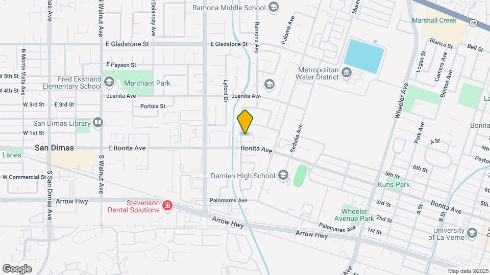 834 Maria Ave Mapa y Detalles de la Ubicación