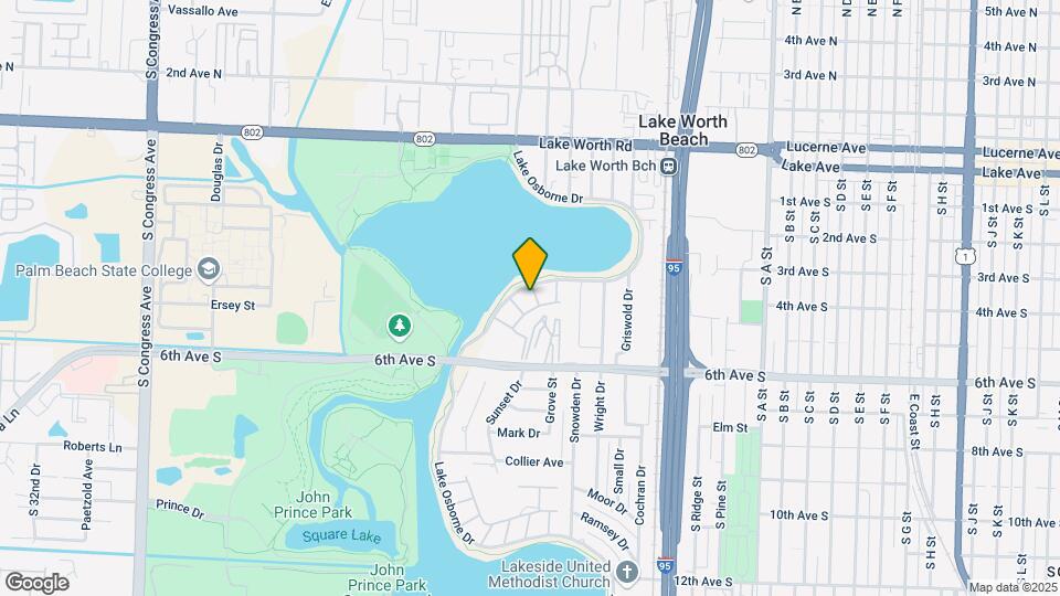 2102 Lake Osborne Dr Map and Location Details