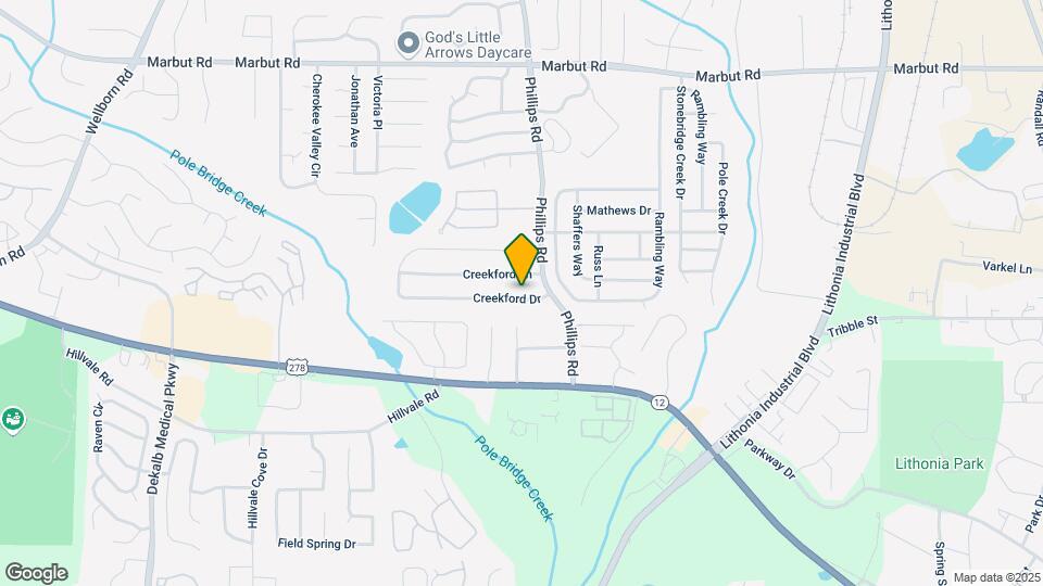 6300 Creekford Dr Map and Location Details