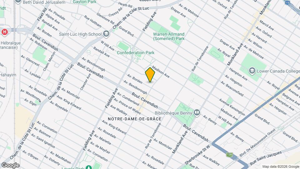 Les Appartements Borden Map and Location Details