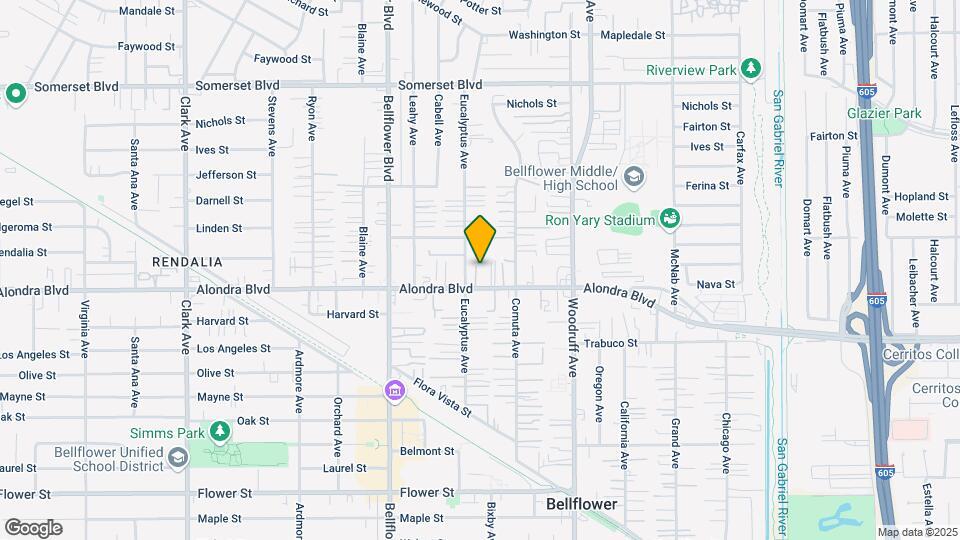 10015 Alondra Blvd Map and Location Details
