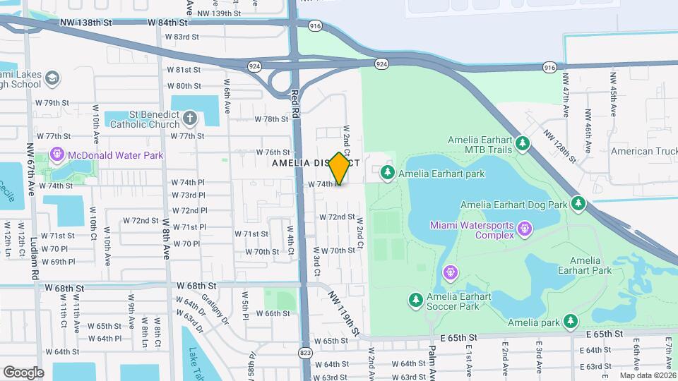 300 W 74th Pl Map and Location Details