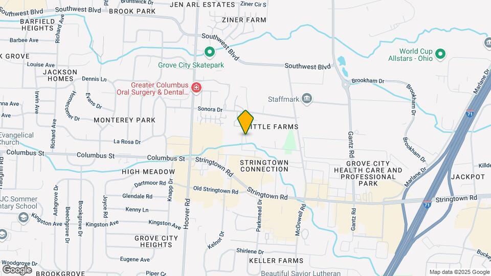 2384 Stringtown Rd Map and Location Details
